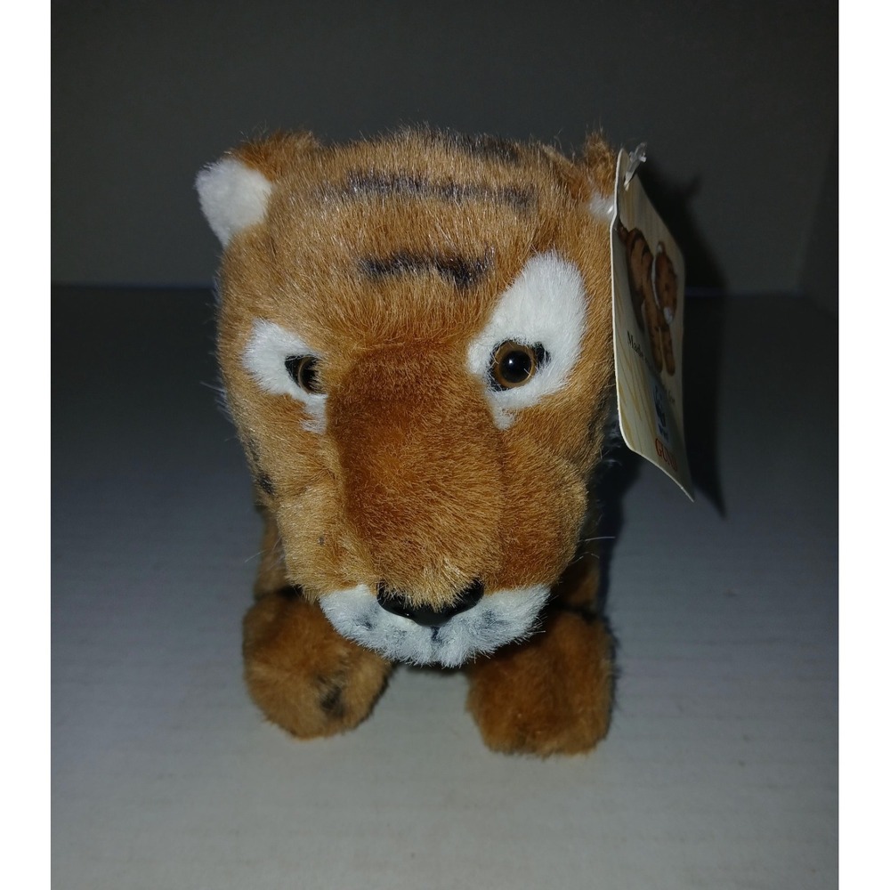 Gund‎ Small Tiger Plush WWF supported #44528 Soft Stuffed Animal